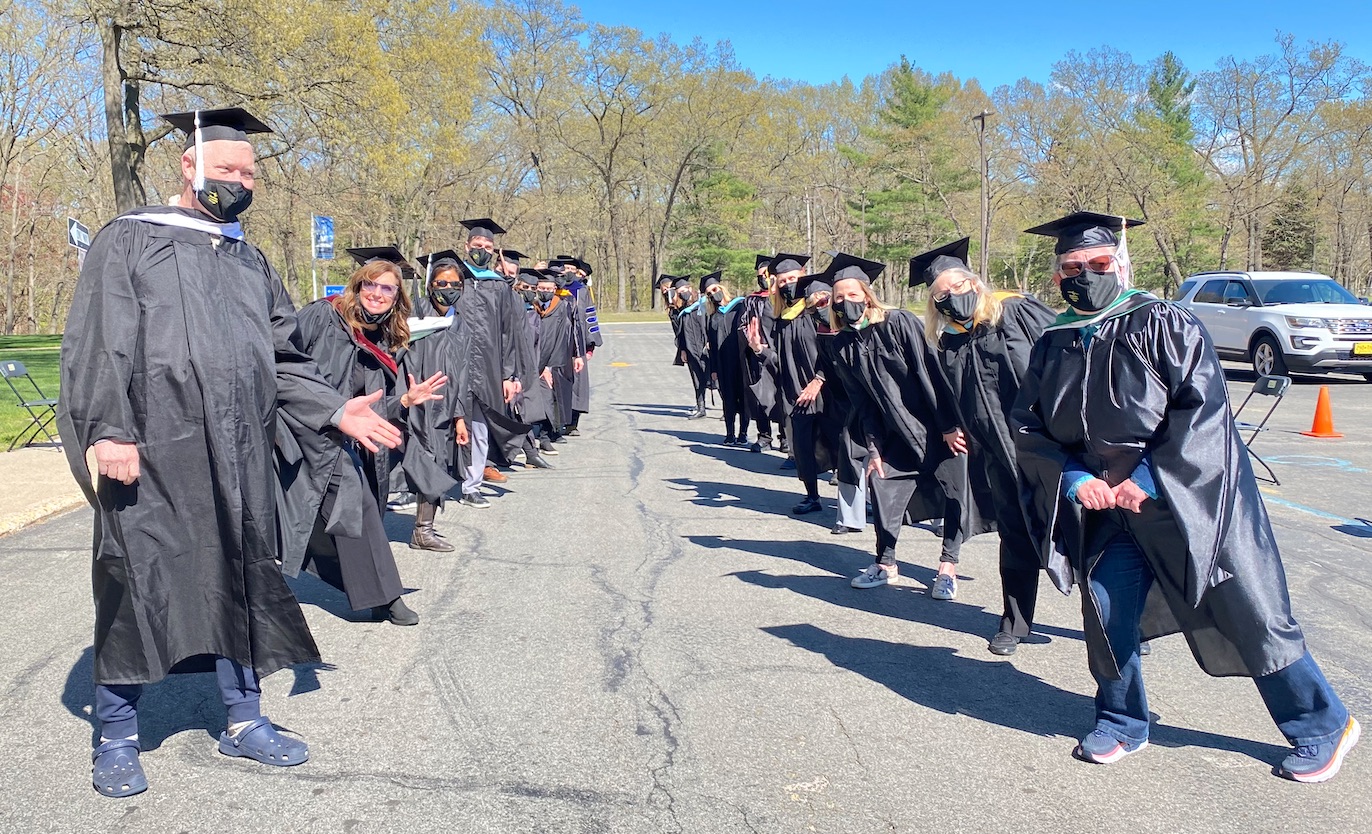 MCC faculty welcome the Class of 2021 to the 93rd annual commencement ceremony on May 5 (Photo courtesy of Kristina Broughton).