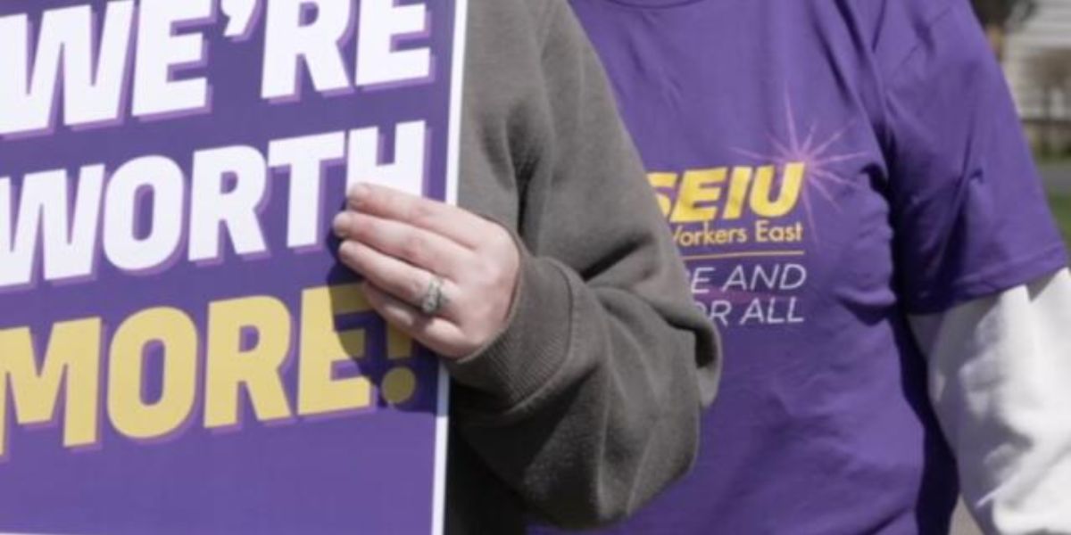 1199SEIU Healthcare Workers Walk Off the Job Demanding Fair Wages and Staffing Relief