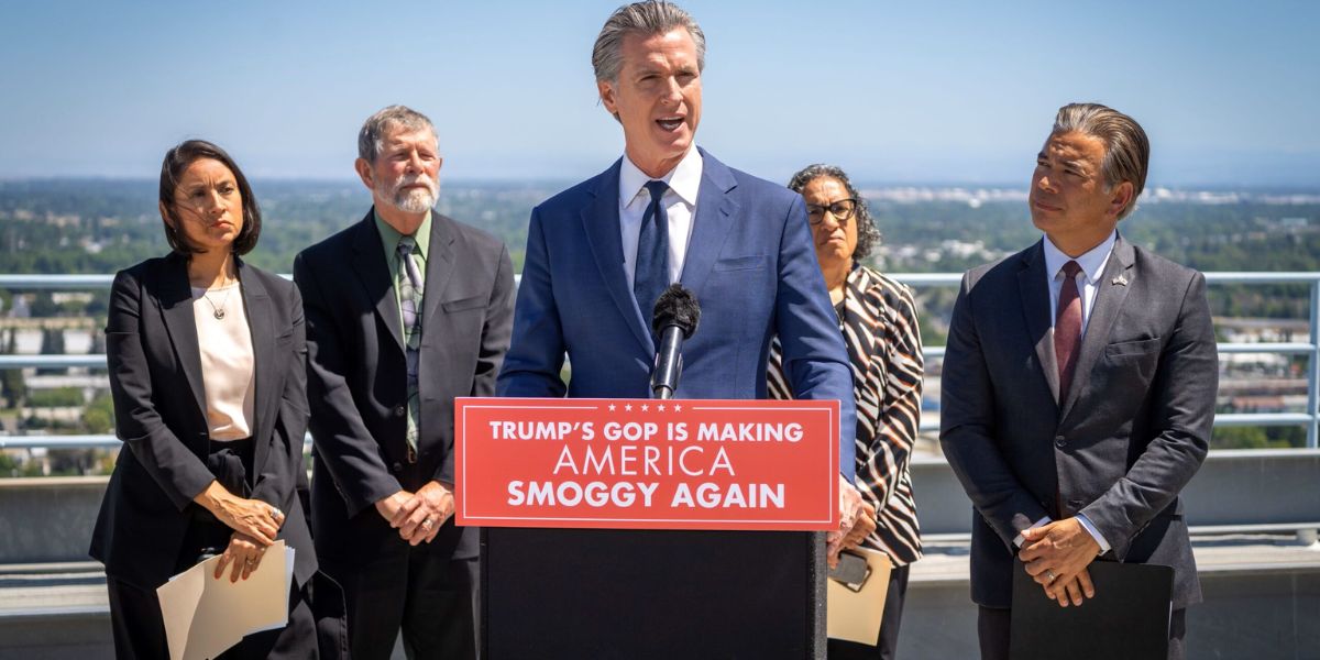 California’s Clean Air Act Rollback Sparks Lawsuit Threat from Gov. Newsom