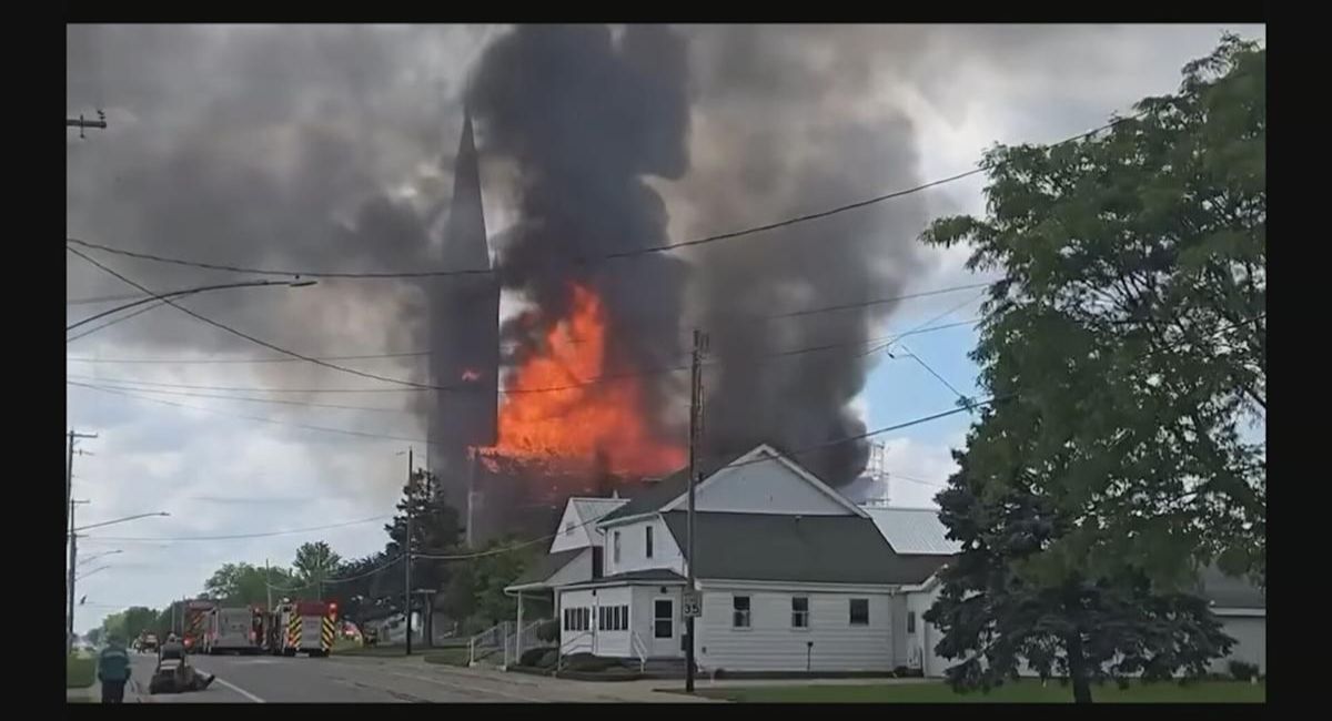 Devastating Church Fire Prompts Emotional Response from Archdiocese