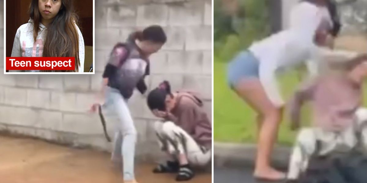 Teen bullies battered and kicked a disabled 21-year-old in a horrific incident captured on video 'Pure evil'