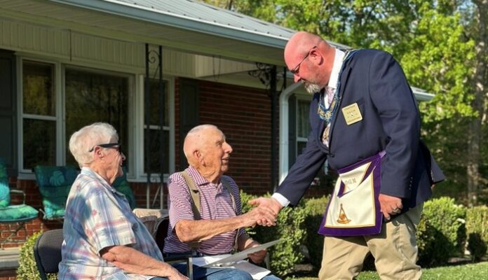 Mason Whelchel Meaders honored for 50 years of service