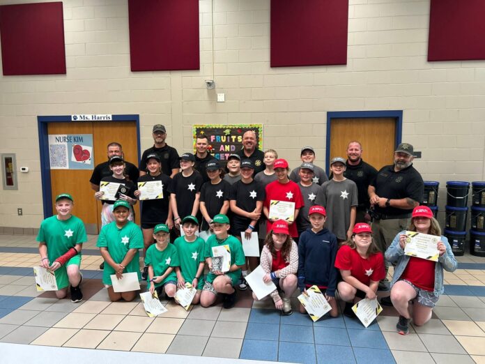 Junior Deputies train, splash, and celebrate