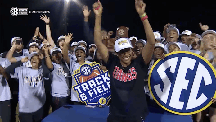 Butler, Oakley catapult Georgia in securing first-ever women’s outdoor track championship