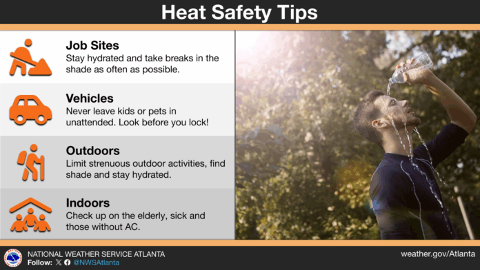 Eastern U.S. heat wave brings dangerous temperatures to Georgia