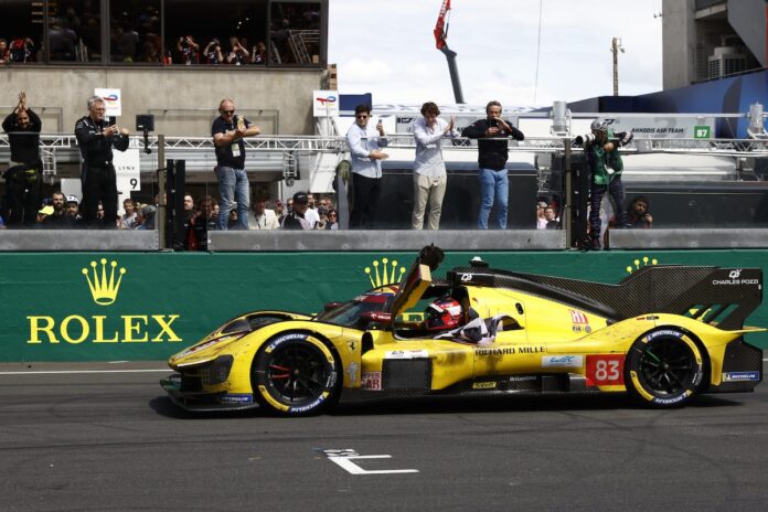 Triumph for Kubica as Ferrari wins the 24 Hours of Le Mans for third year in a row