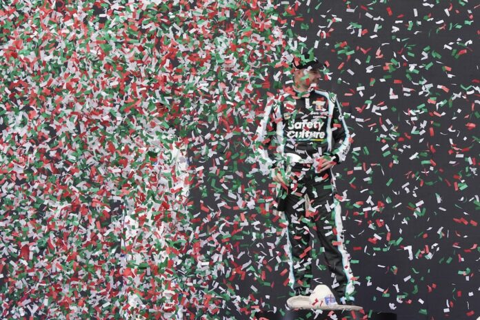 Van Gisbergen’s emotional win in Mexico City locks him into NASCAR playoffs