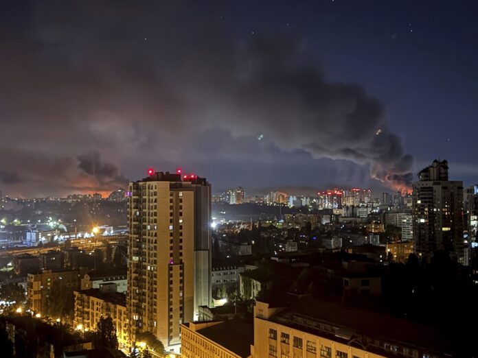 Russia launches largest missile and drone barrage on Kyiv since war in Ukraine began