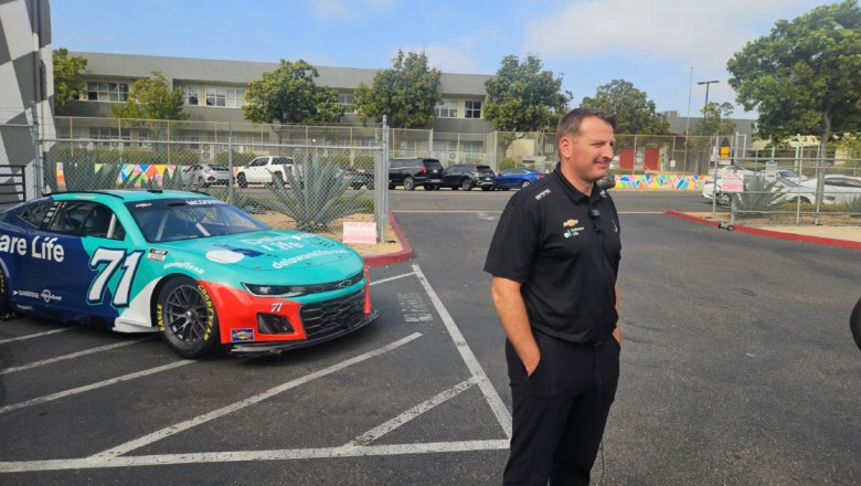 NASCAR driver McDowell relishes ‘once-in-lifetime’ chance to race on Navy base