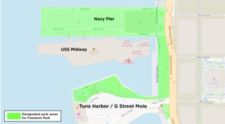 Port sets aside $2.6M to shore up Navy Pier for Freedom Park