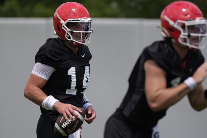 No. 5 Georgia has high expectations in Smart’s 10th year with QB Stockton leading new-look offense