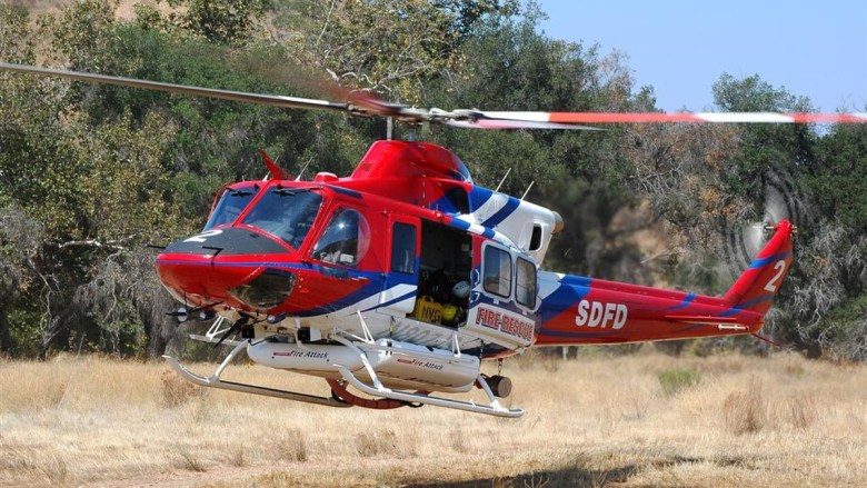 Hiker with heat exhaustion rescued by helicopter from Los Peñasquitos Canyon